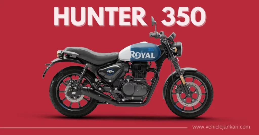 Royal Enfield Hunter 350 Rebel Blue