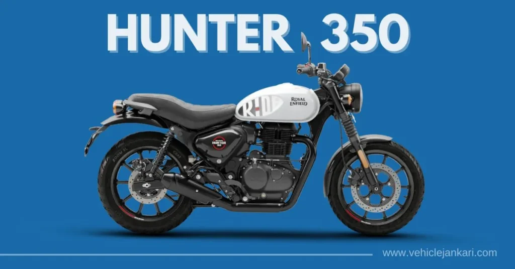 Royal Enfield Hunter 350 Dapper White