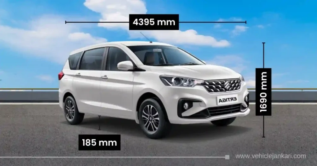 Dimensions of Maruti Ertiga	